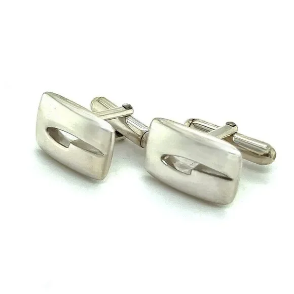 Gucci Estate Mens Cufflinks Sterling Silver G39
